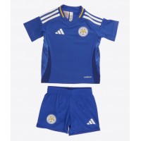 Camiseta Leicester City Facundo Buonanotte #40 Primera Equipación para niños 2024-25 manga corta (+ pantalones cortos)